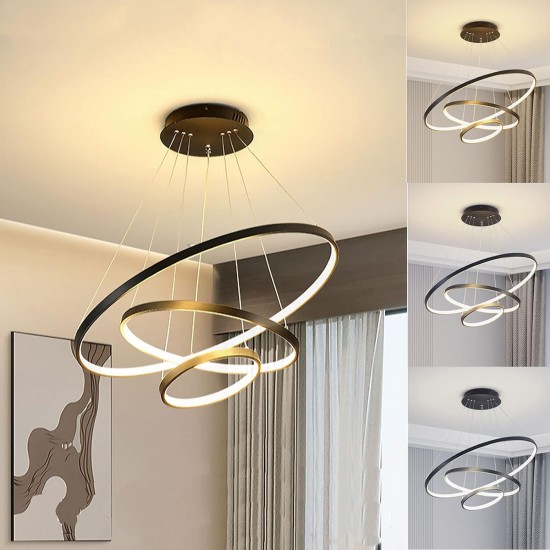 CIRCULAR 3 Rings Flexible design Mordern LED Light